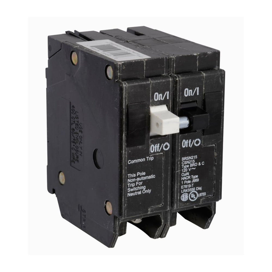 EATON 2-POLE 20A SWITCHING NEUTRAL