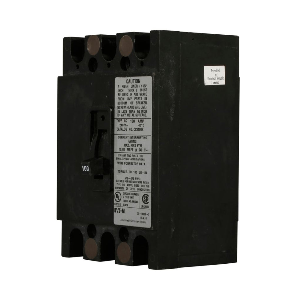 EATON 3-POLE 200A MCCB