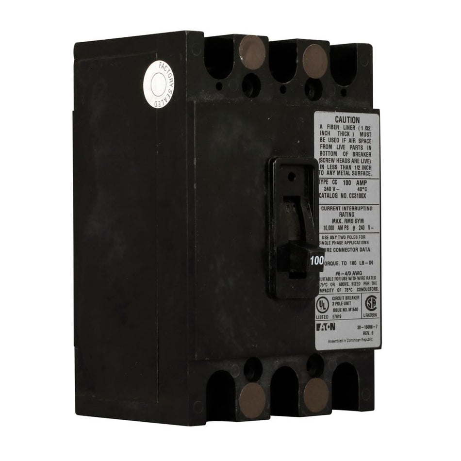 EATON 3-POLE 200A MCCB