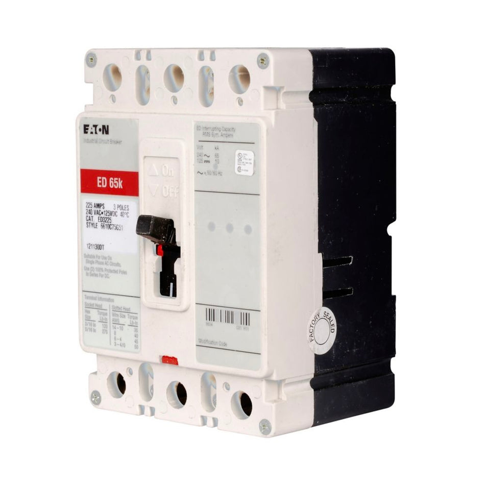 EATON 3-POLE 150A 240V MCCB 42KAIC
