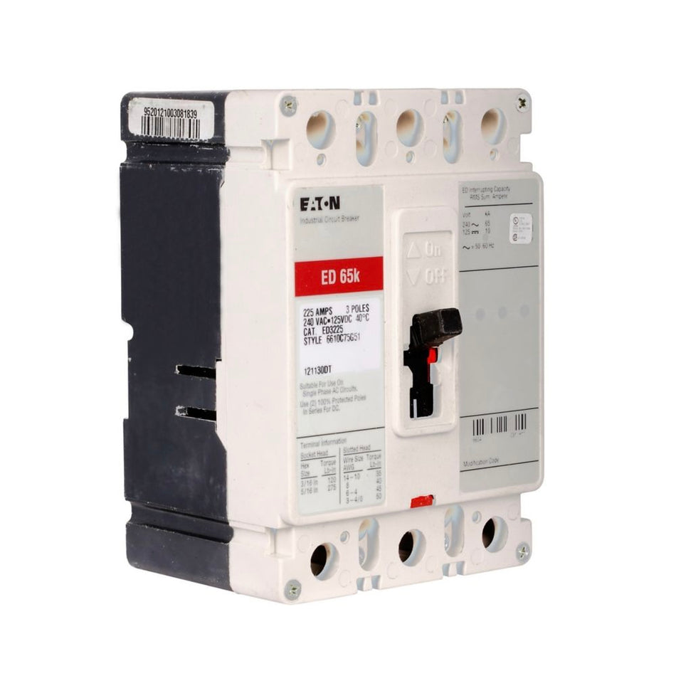 EATON 3-POLE 150A 240V MCCB 42KAIC