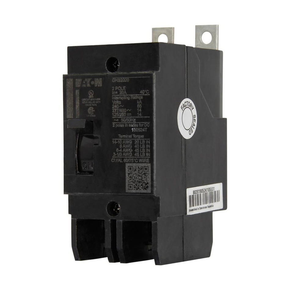 EATON 2-POLE 60A BOLT-ON 277V MCCB
